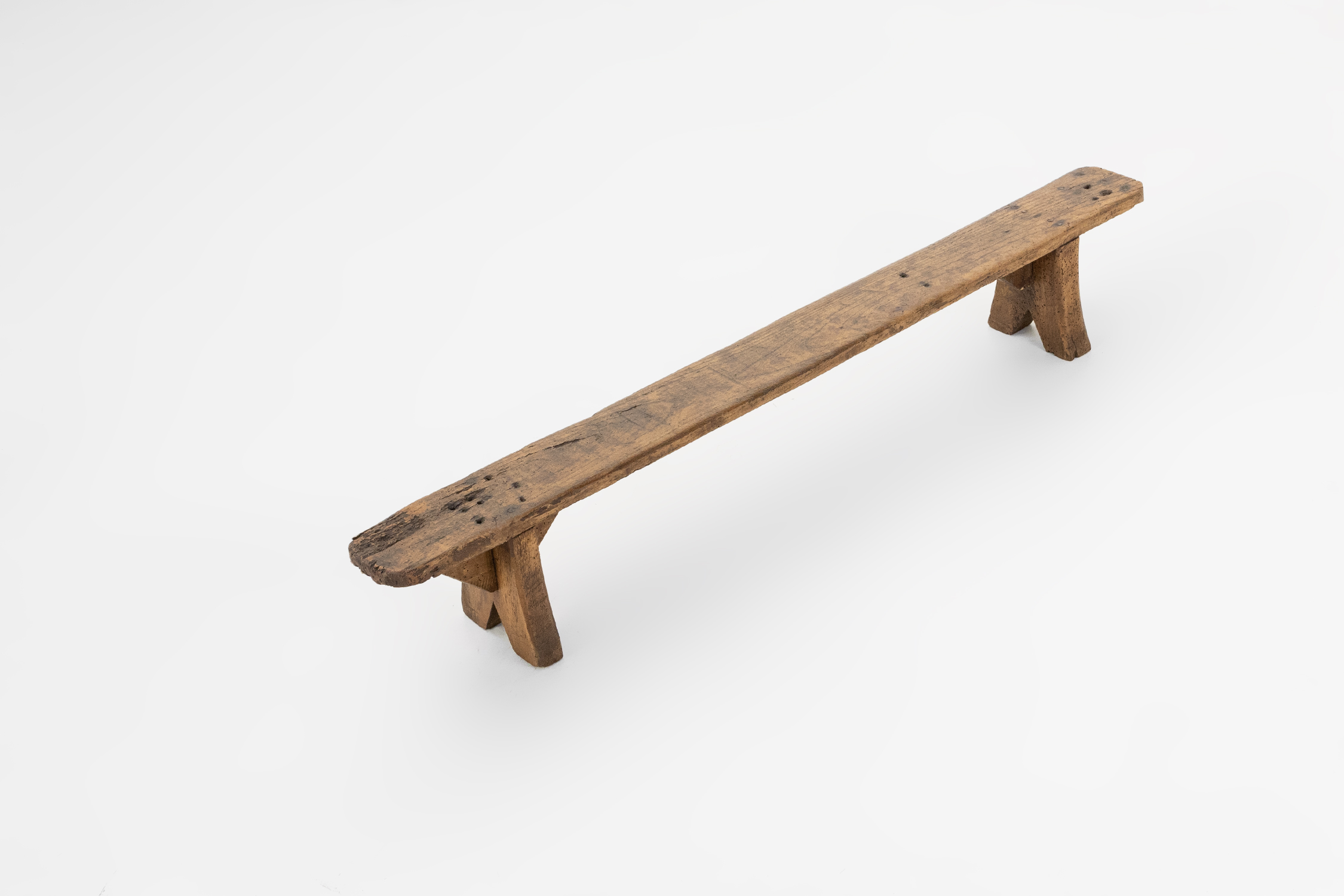 Decorative wooden low bench, France ca. 1850thumbnail